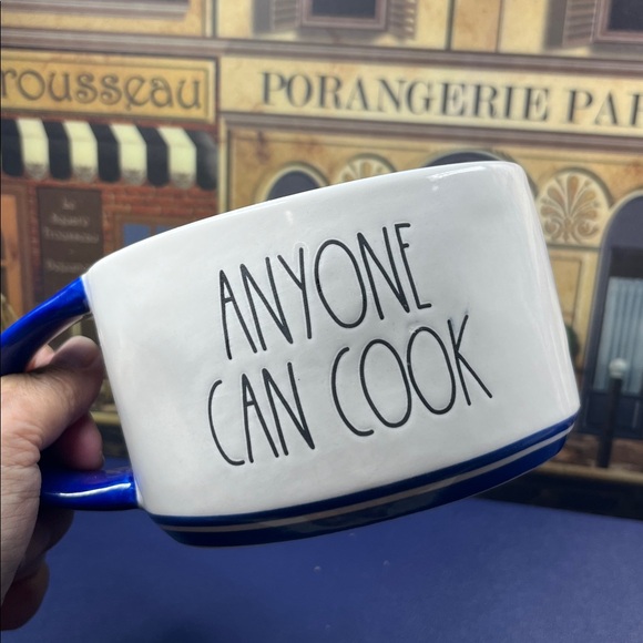 NWOT RAE DUNN Disney Pixar Ratatouille "Anyone Can Cook" soup mug/bowl - Picture 2 of 6